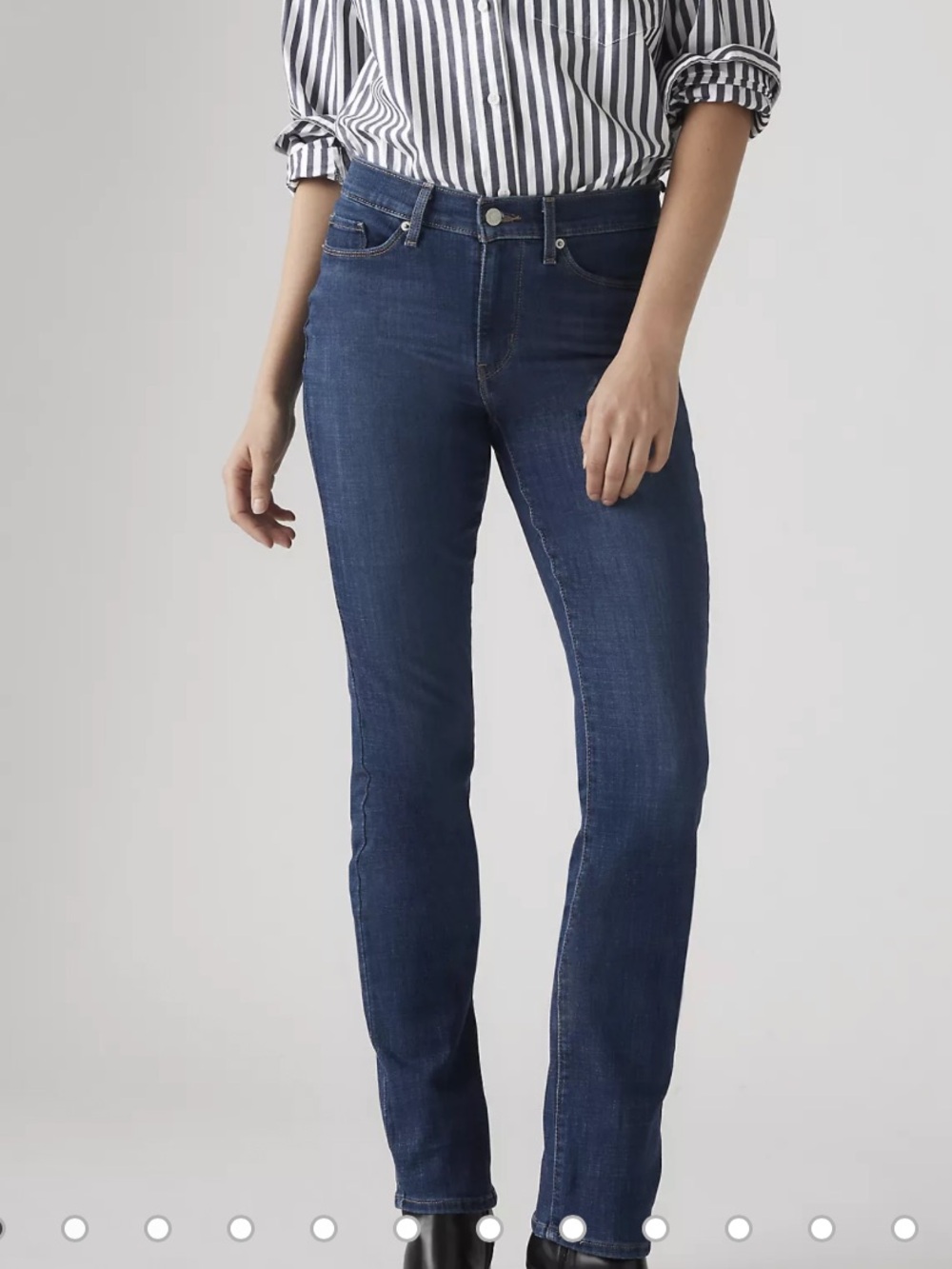 Levi's Jeans Classic Straight size 30 cropped raw hem